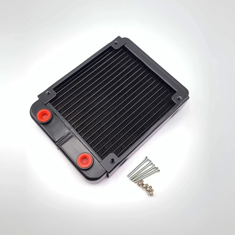 Radiador De Alumínio De Refrigeração De Água PC, LED De Computador, Aparelho De Beleza, CPU, Sistema Legal, 18 Tubos, 120mm