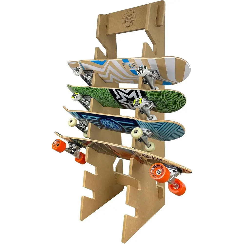 Professional Skateboard and Longboard Floor Display Rack
