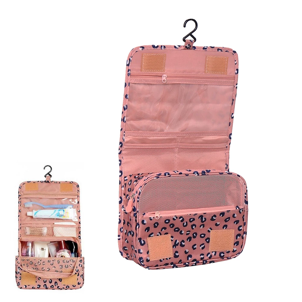 

Travel Storage Bag Toiletry Makeup Pouch Organizer Hanging Hook Hanger Bag Portable Polyester Waterproof