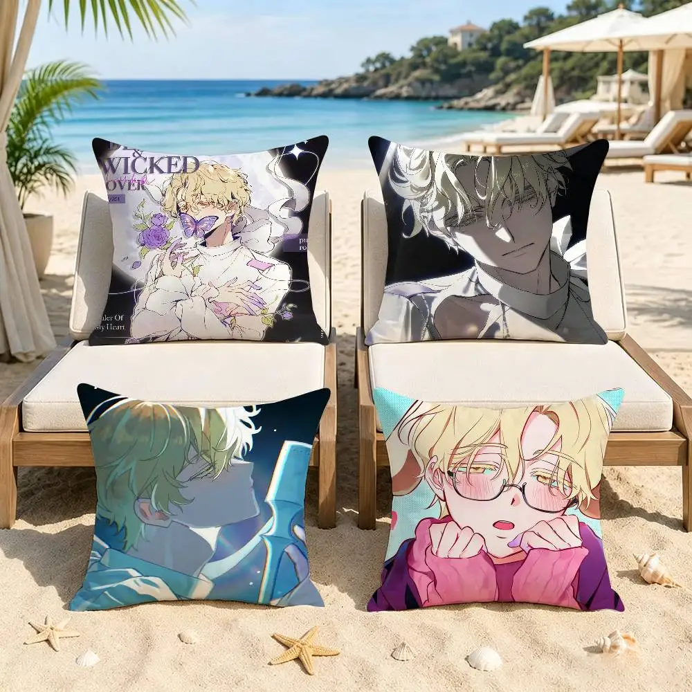 A-Alien S-Stage Luka Cool Anime Boy   Cushion Cover Car Throw Pillow Case For Sofa Car Christmas Gift