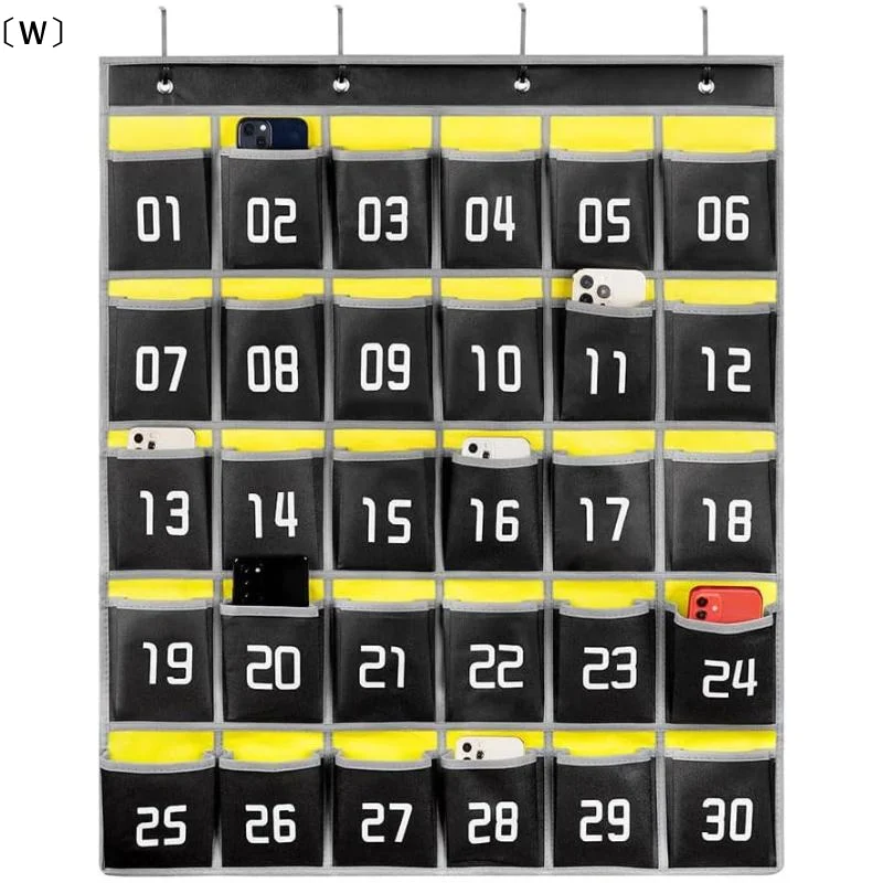 Home Office Phone Number - 〔W〕Wall Mounted Numbered Storage Hanging Bag