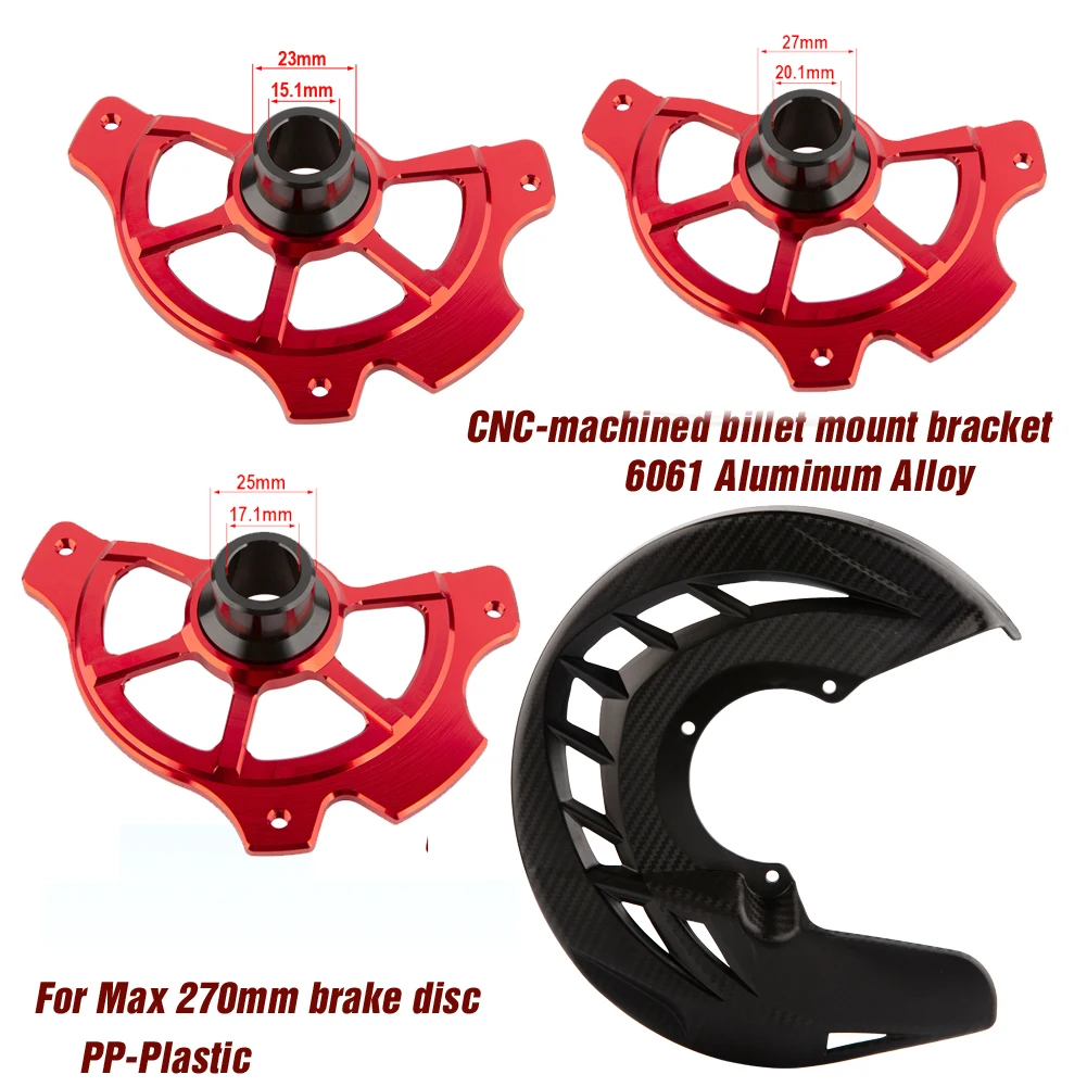 CNC Front Brake Disc Guard Protector Cover For Honda CR 125R 250R CRF 250L 250M 250R 250X 450R 450X 250RX 300RX 450RX Motorcycle