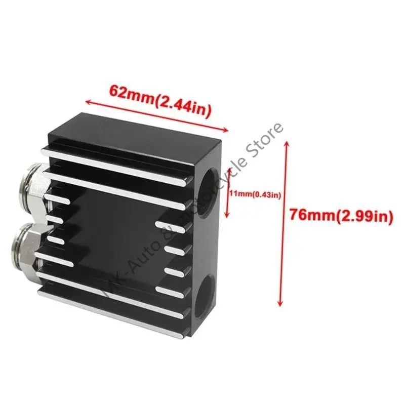 F62F geavanceerde thermostatische bypass voor 2500 3500 68RFE transmissiekoelingoplossing