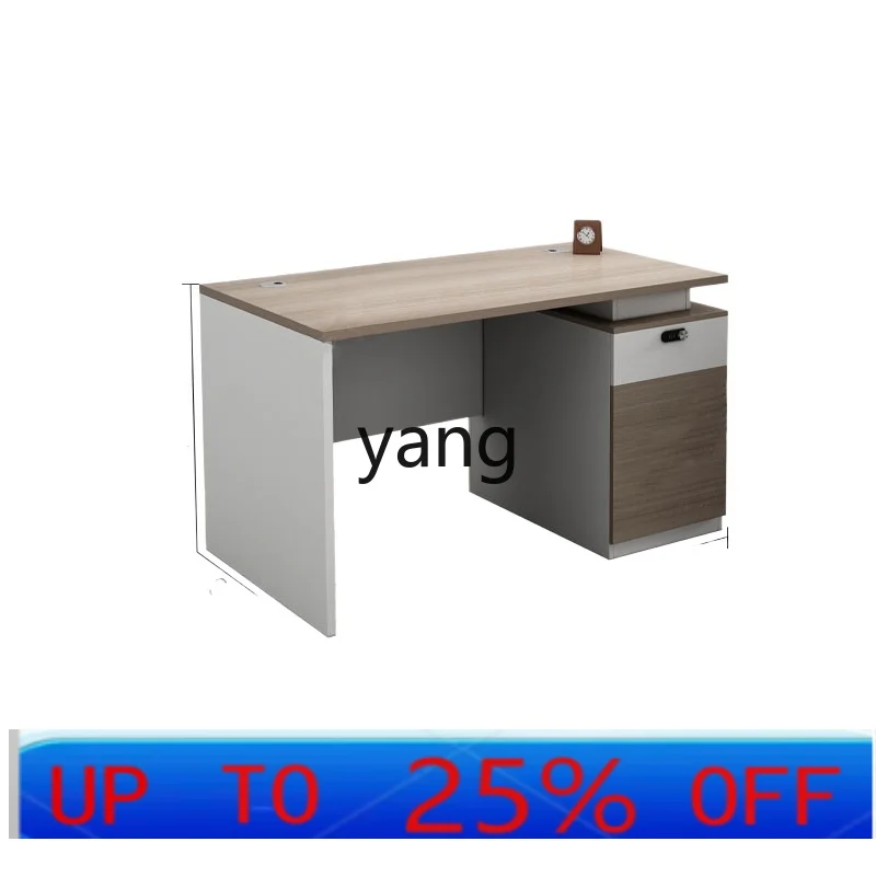 

LMsingle office desk and chair combination simple modern office 1.2 meters computer desk
