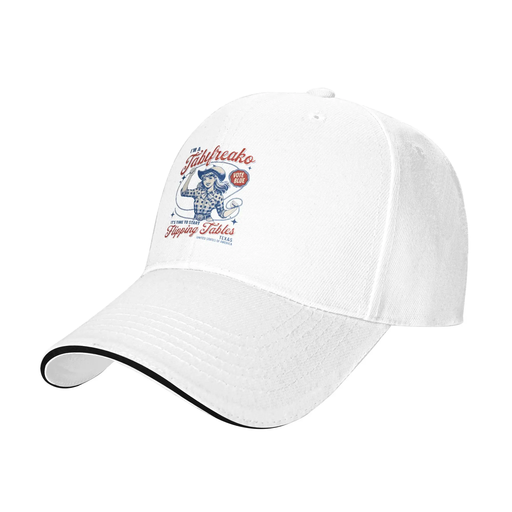 I'm a Talafreako Baseball Cap Popular It's Time To Start Flipping Tables Sandwich Cap Unisex Breathable Dad Hat Travel Gift