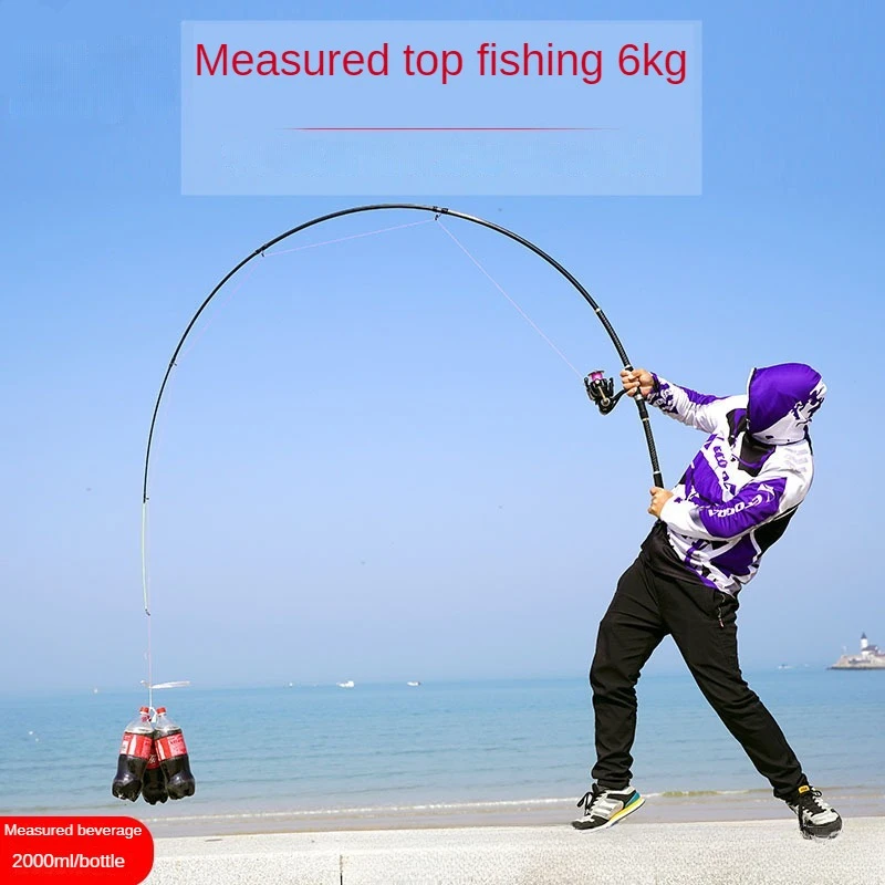 Distance Throwing Rod Long Range Fishing Rod Sea Fishing Rod Carbon Superhard Ultra Light Ceramic Guide Ring All Water Universal