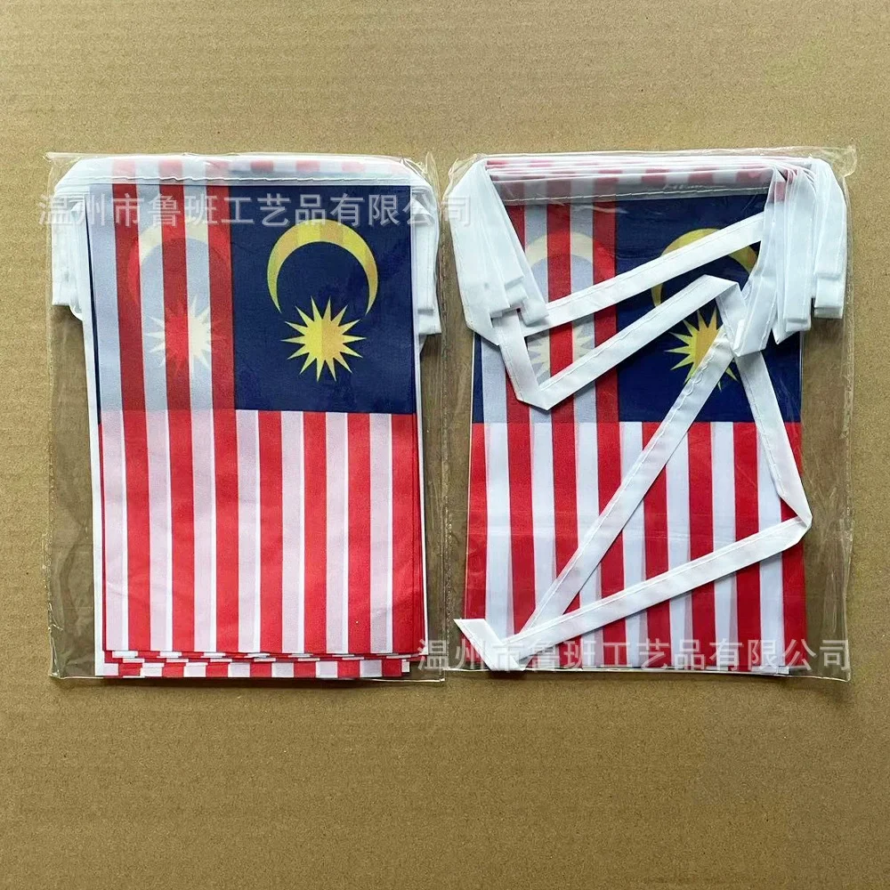 علم السماء ماليزيا الرايات أعلام 14x21 سنتيمتر 20 قطعة/الوحدة ماليزيا سلسلة أعلام راية ل مهرجان الطرف الديكور