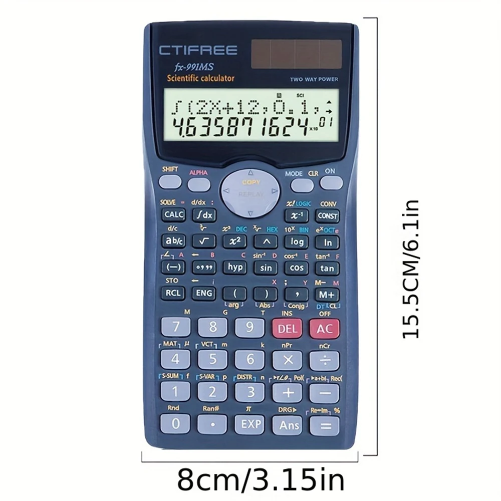 fx-991MS Multifunctional science function calculator-401function Specially designed for student exams, economical packaging