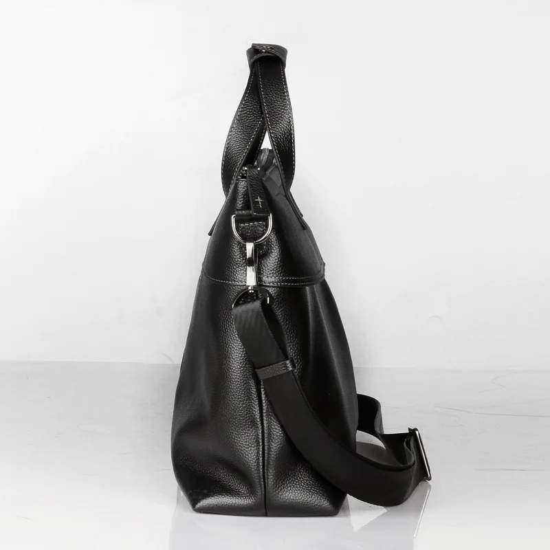 Fashion Briefcase Trendy Casual Genuine Messenger Luxury Brand Men Bag Man Bags Top Layer Cowhide Bag Lightweight Men's Handbag