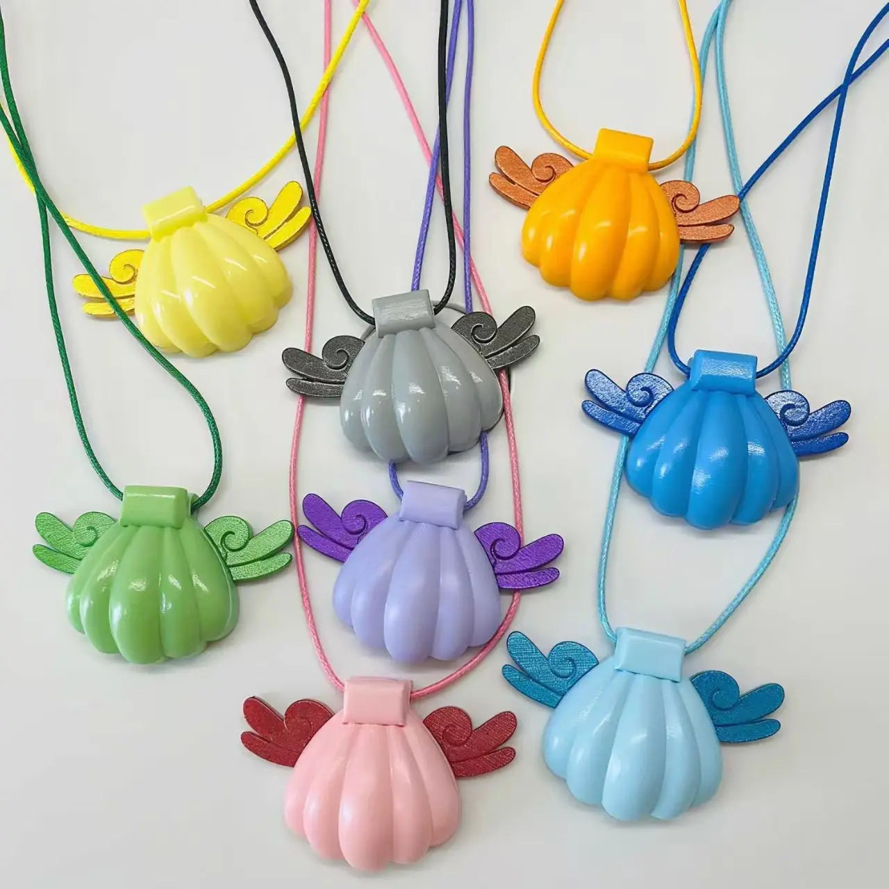 Mermaid Melody Cosplay Prop - Mermaid Heart Pendant & Transformer Necklace, Pearl Mermaid Accessory for Cosplay view 3