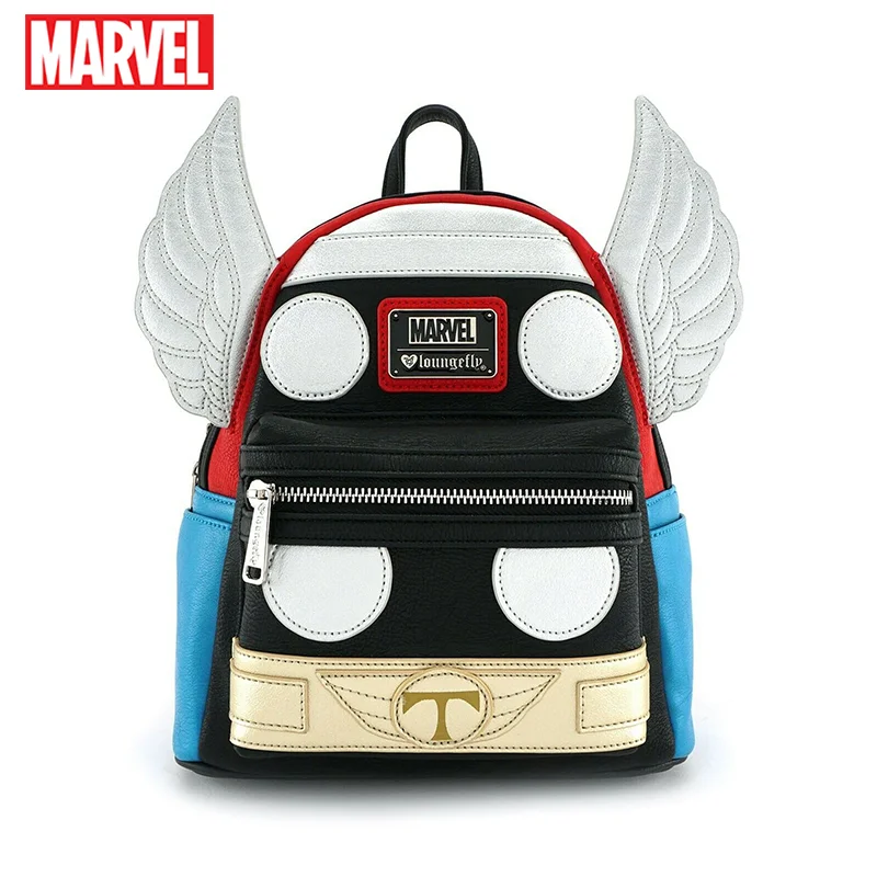 Loungefly Marvel Thor Classic Cosplay Womens Double Strap Shoulder Bag Purse Mini Backpacks