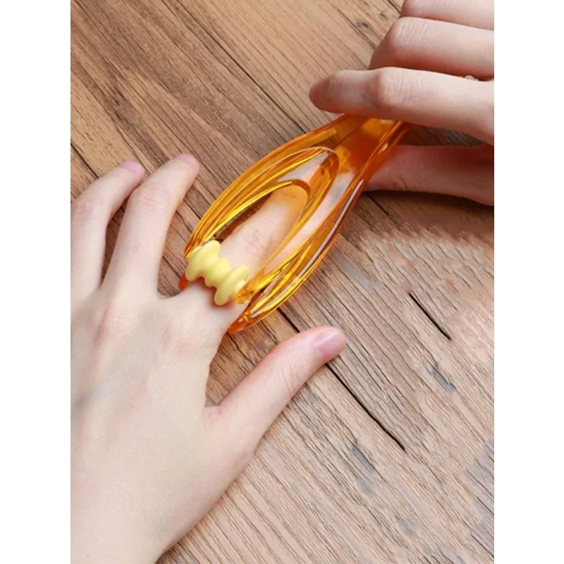 Finger Massage Roller Clamp Relief Joint Pain Roller Type Massager Elastic Clip Care Finger Meridian Relaxation Hand Relax Tool