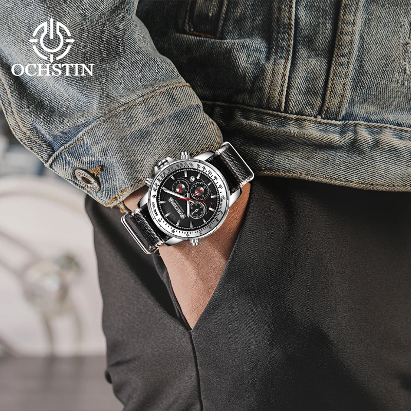 OCHSTIN2024 hot fashion men's watches automatic watches men's quartz watches men'soriginal watches nylon men's wristwatch