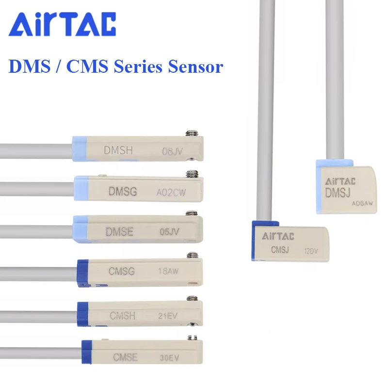 

AirTAC CMSG CSMJ CMSE CMSH DMSG DMSH DMSE DMSJ 2 Wire PNP NPN Original Sensor Induction Magnetic Switch