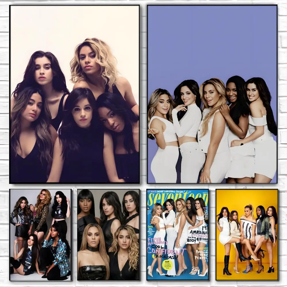 Pôster de celebridades F-Fifth Harmony, arte impressa para parede, adequada para sala de estar, quarto, bar, decoração de casa, presente