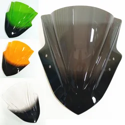 Motorcycle Accessories For Kawasaki Ninja 300 Windshield Wind Deflectors Smoke Clear smoke Windscreens Acrylic