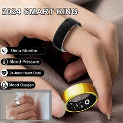 New Photo Remote Smart Ring Men Military Grade Titanium Steel Shell Ring Health Monitoring Sport Waterproof Women Smartring 2024