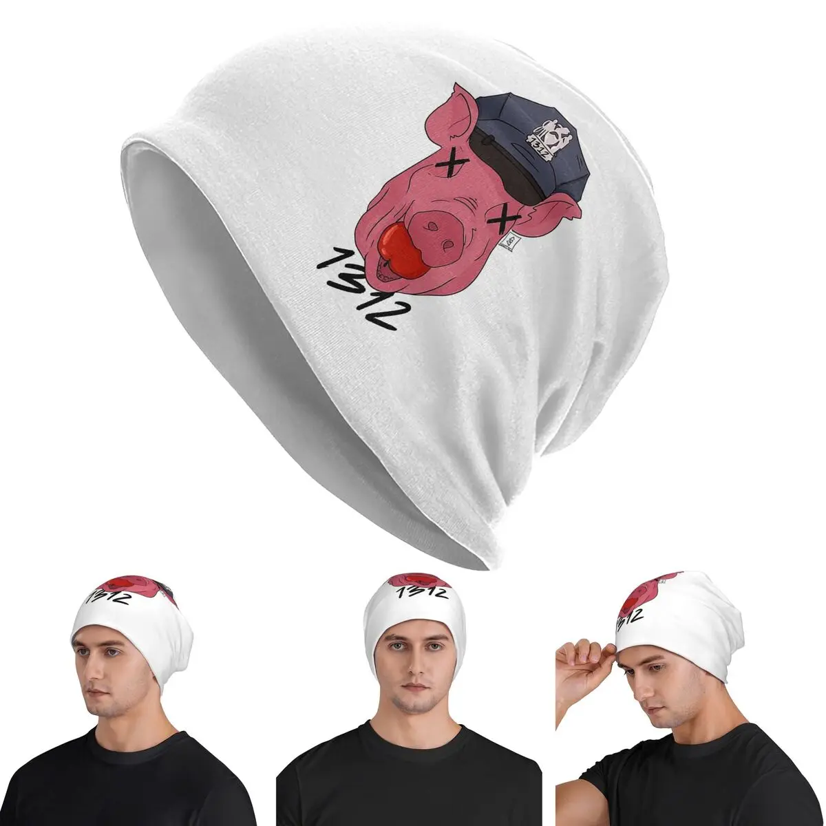 

1312 Skullies Beanies Hats Warm Autumn Winter Outdoor Cap Knitted Bonnet Caps for Men Women Adult