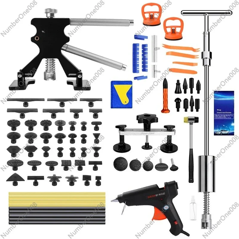 

Car Dent Repair Puller Tool Hail Pit Dent Sheet Metal Suction Cup T Pull Repair Kit