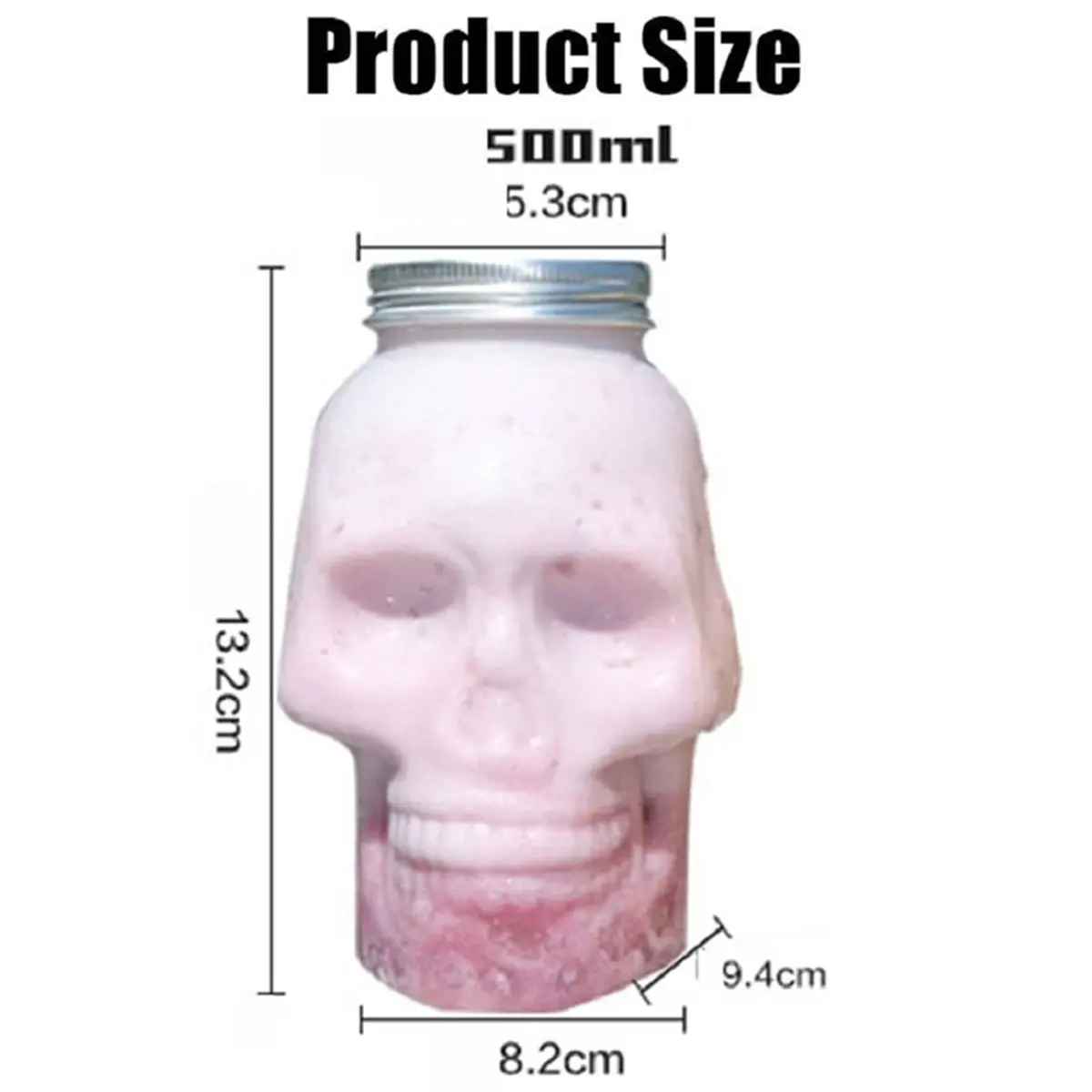 

Банка для хранения в форме черепа, банки для специй с крышками, банки-черепа с крышками для специй, емкость-череп для домашнего декора