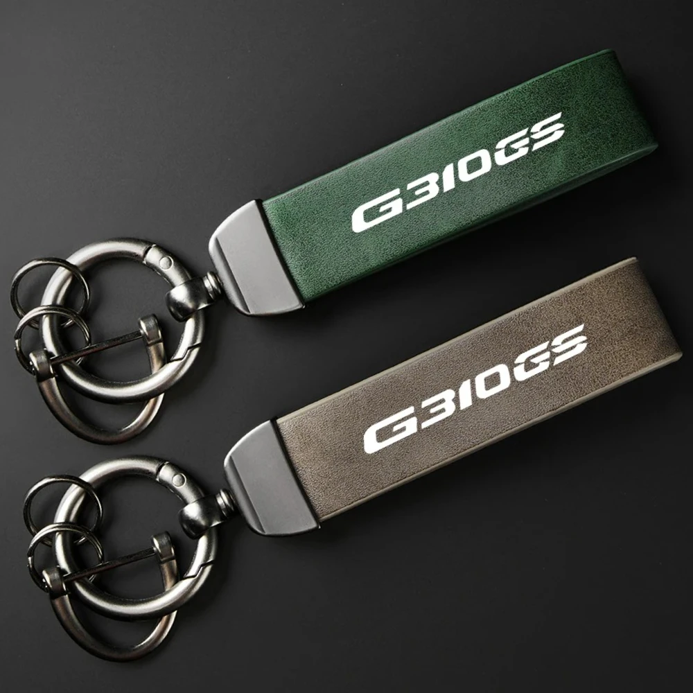 For BMW G310GS G 310GS G 310 GS 2017-2023 High-Grade leather Motorcycle Keychain Holder Keyring Accessories