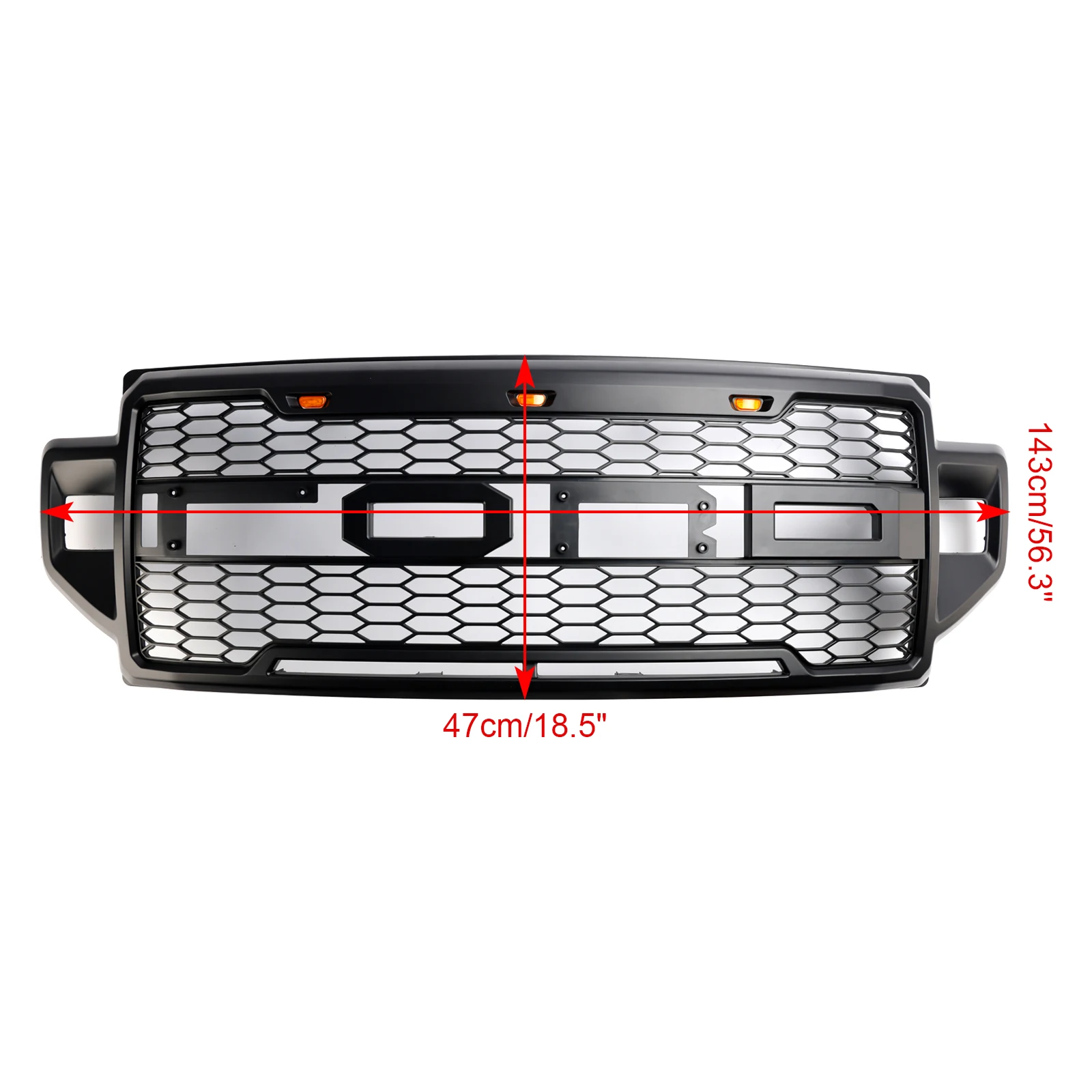 Artudatech Raptor Style Front Bumper Grille Fit Ford F250 F350 F550 2021-2023 Super Duty