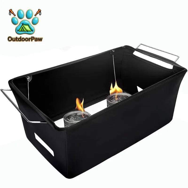 Outdoor portable windshield, thermal insulation cover, bar KTV dining car heating furnace cover, windshield folding