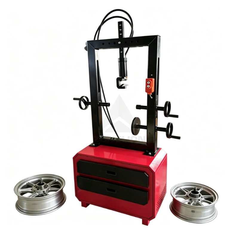 Commercial Motorcycle Alloy Rim Straightening Equipment For Motorcycle Service Center Motorcycle Wheel Repair Machine