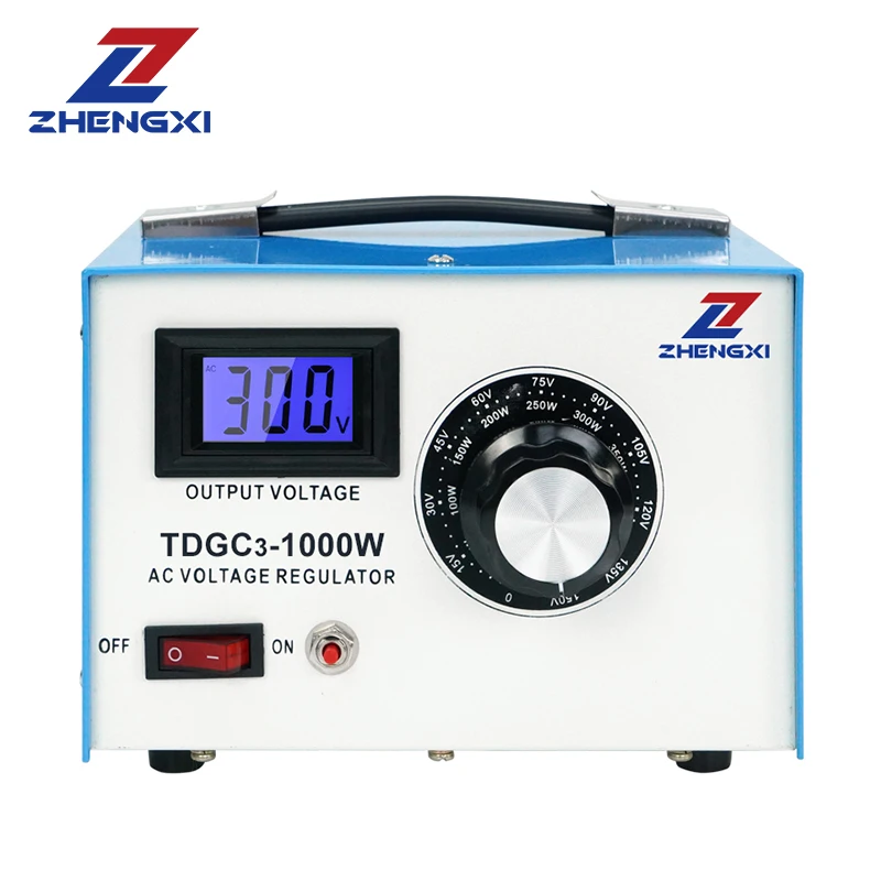 

TDGC3-1000VA 2000VA 3000VA LCD Adjustable Servo Voltage Regulator 1000W Single Phase Output 0-300V AC Stabilizers