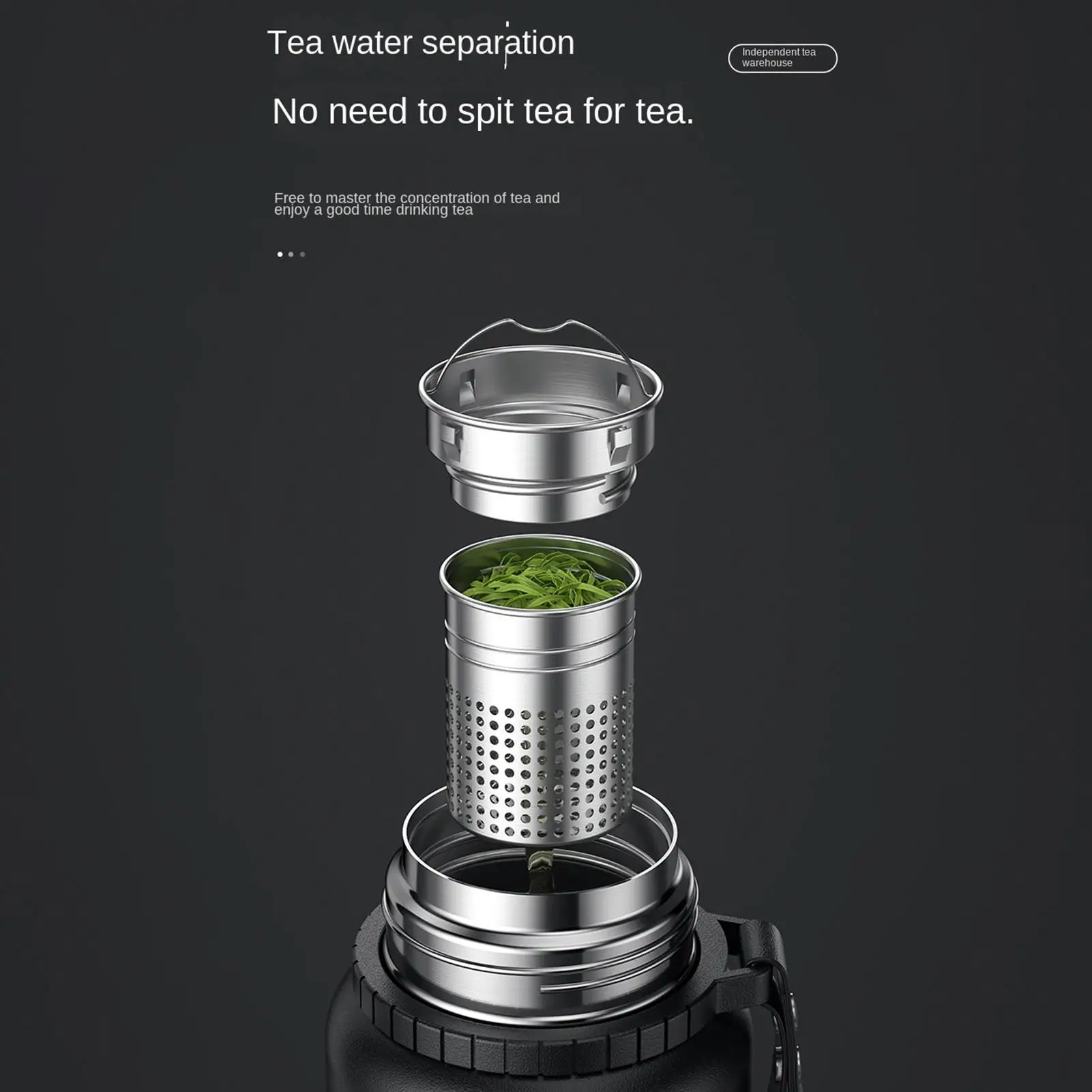 

Insulated Water Bottle Hot Cold Drinking Cup Mug Stainless Steel Bottles For Family Home Gym Camping Hiking School Commuting