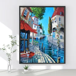 4602511 Digital oil painting living room decorative painting sofa background wall hanging painting