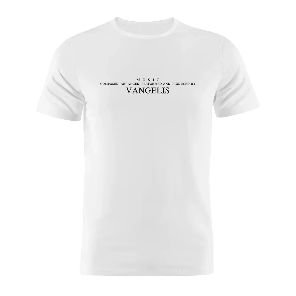 

Футболка унисекс из 100% хлопка с изображением Вангелиса, композитора, музыканта, музыкального сопровождения к фильмам, подарочная футболка с художественным оформлением