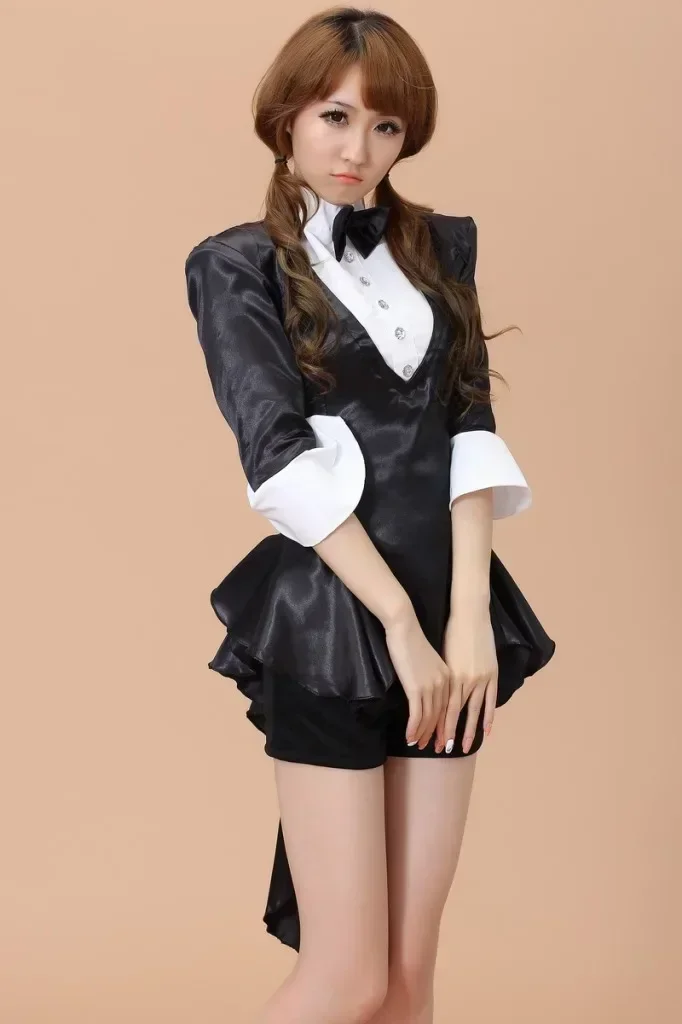 

Костюм звезды DS Costume De Dance Jazz Noir Blanc Couleur Bloc Formelle Dress Костюмы для курения