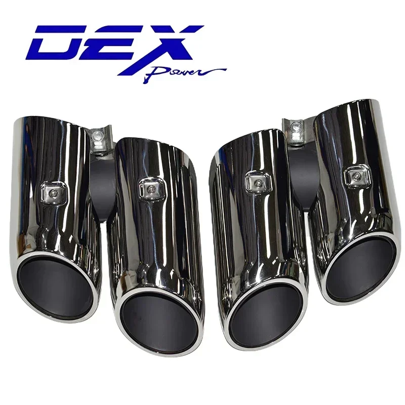 Exhaust pipe for 4-24 Porsche macan exhaust pipe GTS quad sports tailpipe black tip tail throat muffler exhaust tip