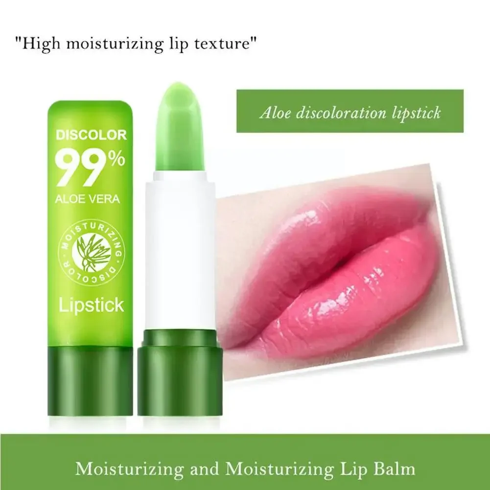 Heallor-lápiz labial de Aloe Vera, bálsamo labial que cambia de Color, Copa duradera, antiadherente, espejo de tinte brillante, maquillaje coreano, barato, al por mayor