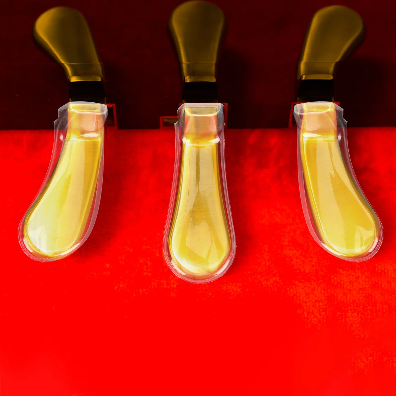 

6Pcs Piano Pedal Protective Covers Durable Plastic Foot Pad Sleeves Long Life Piano Parts Accessories Foot Pedal Protectors