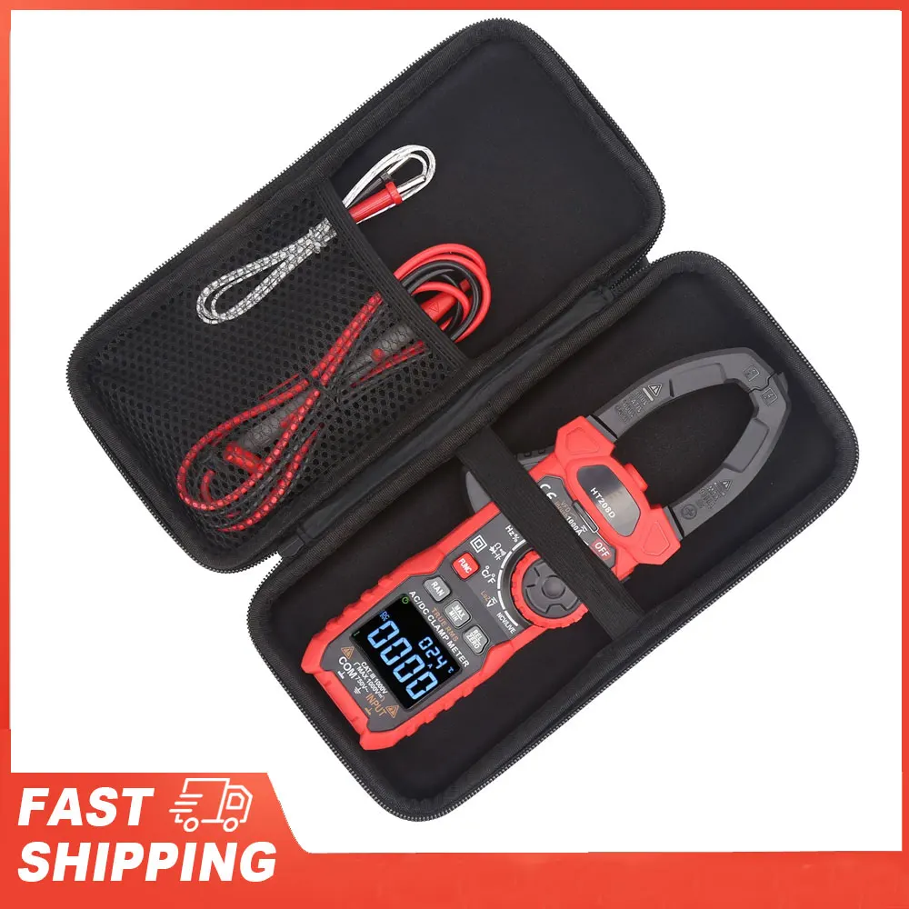 

AC/ Tester Clamp Meter HT208D Digital Clamp Meter AC/ Voltage Current NCV Tester Multimeter 6000 Counts Digital Clamp Meter