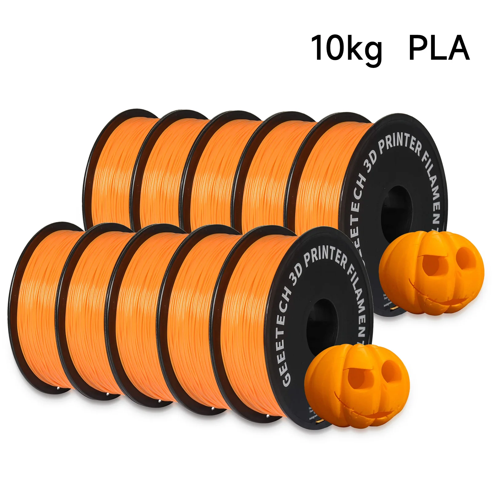 Geeetech 10Kg Pla Filament Plastic Voor 3d Printer 1.75Mm, Wirwar-Free, 3d Printing Draad Materialen Vacuüm Verpakking