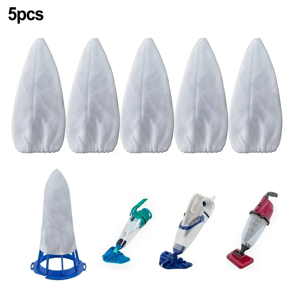 

Комплект вакуумных фильтров, 5 шт., для бассейна, Blaster, мешок для чистки бассейна, для Ivac 5,12x3,15x1,18 дюйма, белые фильтрующие мешки