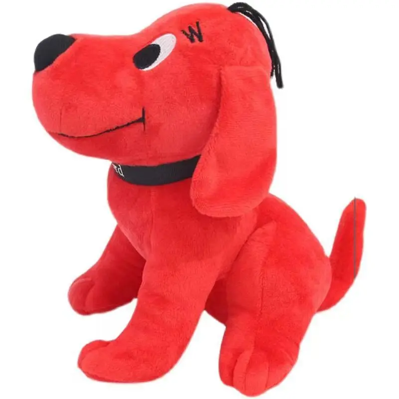 1 unidad de 22cm/8,66 pulgadas Clifford, perro rojo grande, perro transfronterizo, juguete de peluche, regalo de cumpleaños, 1 de junio, regalo del Día de los niños