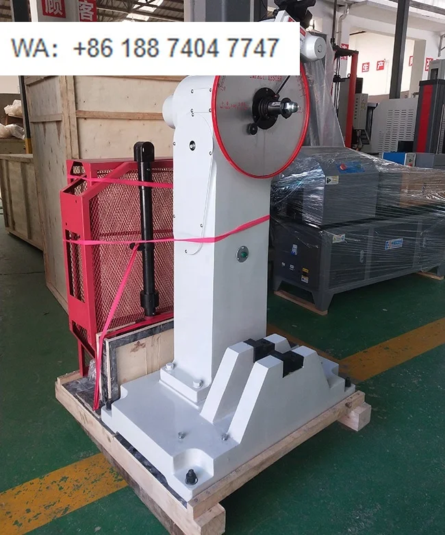 Metal Material Pendlum Impact Charpy Tester Machine 150J 300J Semi-Auto Impact Testing Digital Display Pendulum Impact Tester