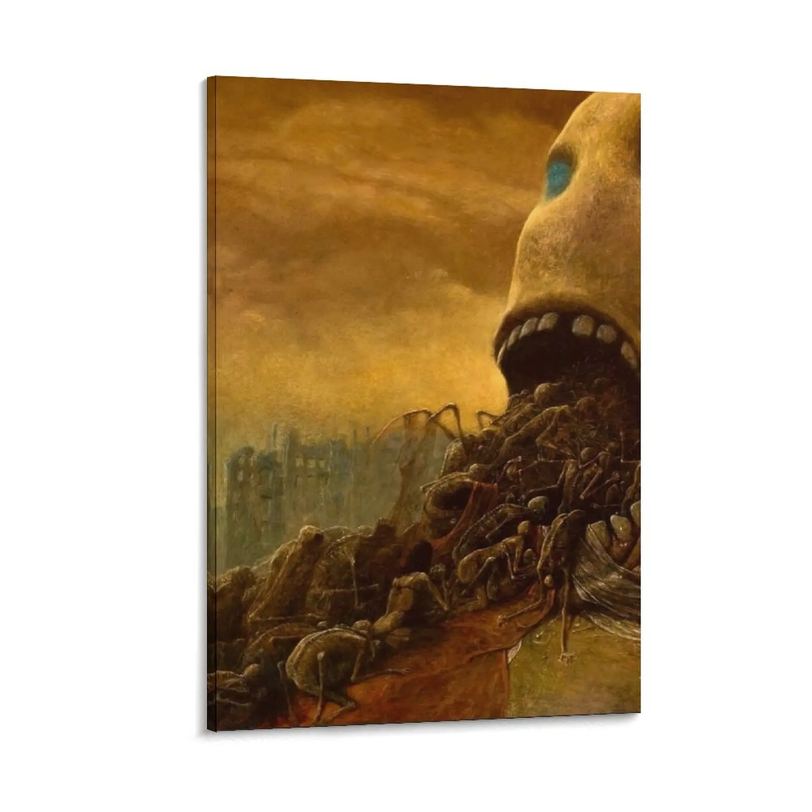 

Zdzislaw Beksinski Painting, nightmare art by Zdzislaw Beksinski, surrealism by Zdzislaw Beksinski Canvas Painting bedroom decor