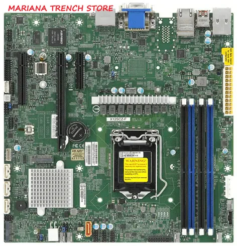 X12SCZ-F for Supermicro High Performance Embedded Motherboard 10th Gen. Core i9 i7 i5 i3 Xeon W-1200 Processors