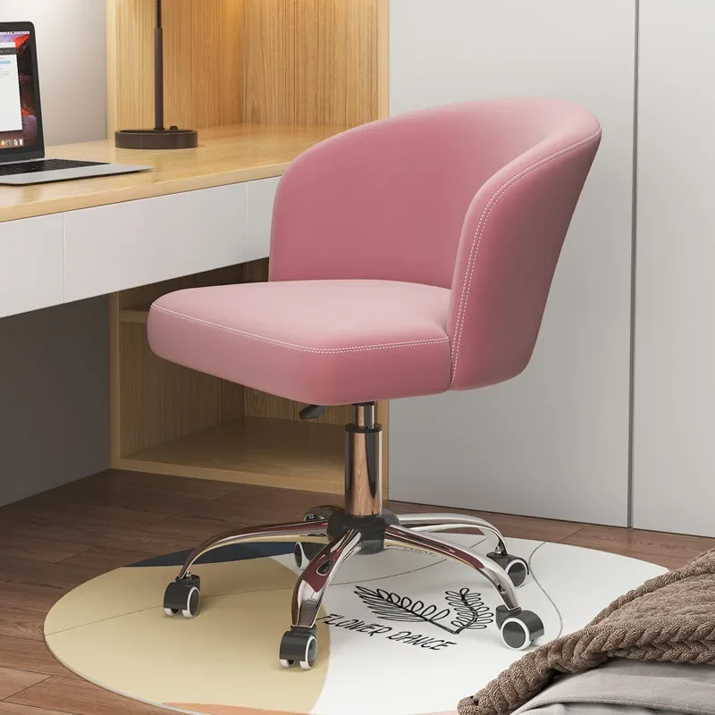 

Creamy Style Student Comfortable Desk Luxury Office Chair Furniture Home Sedie Design Ergonomic Chair Sillas Para Escritorio