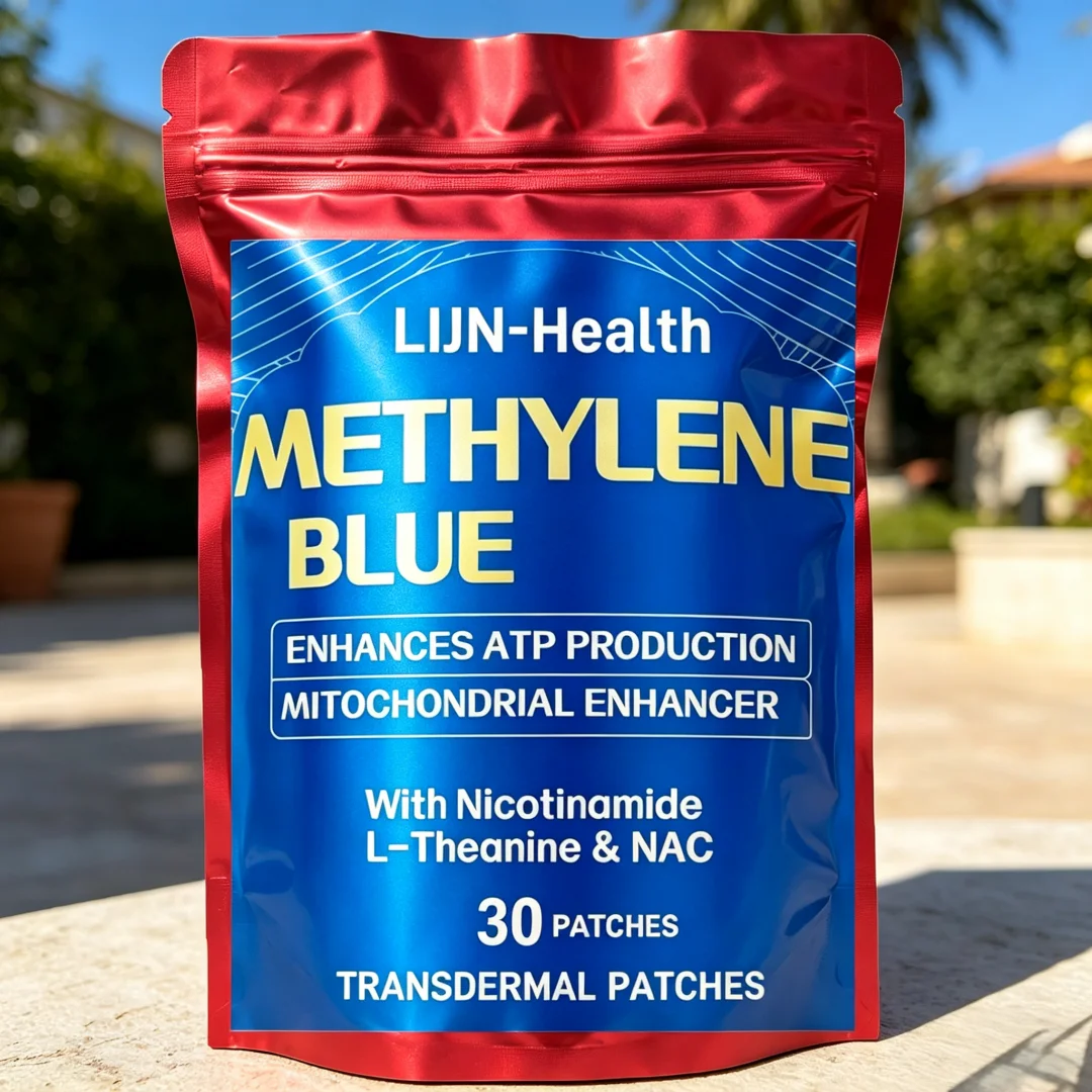 Image of 30 Pflaster Methylenblau Transdermale Pflaster mit NAC, Vitamin B3 & L-Theanin, Unterstützung für Gehirn & Mitochondrien