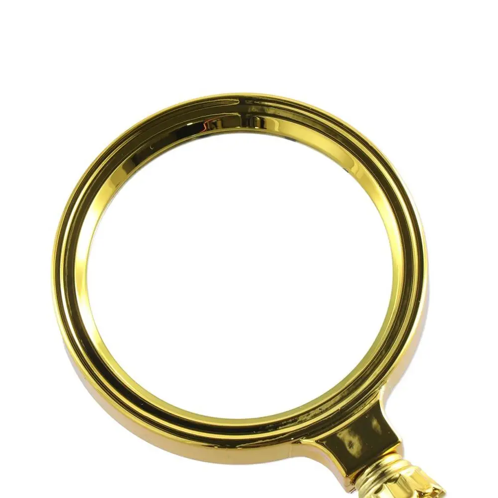 70mm Handheld Magnifier High Definition Glass Lens Eye Loupe Glass Portable 10X Handheld Magnifying Glass Elderly