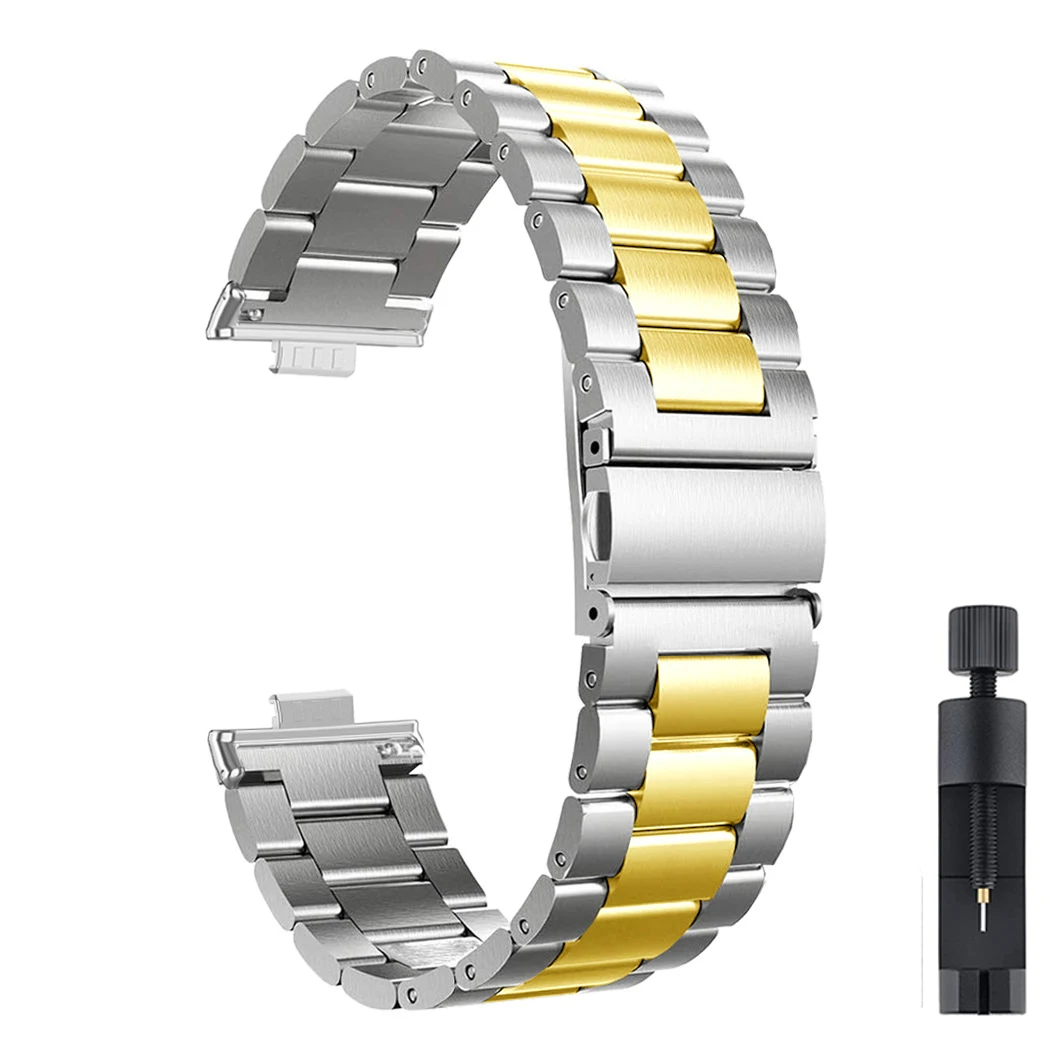 Riem van roestvrij staal voor Huawei Watch Fit 5 Pro 4 3 Armband Correa Band Metalen horlogeband voor Huawei Fit5 5Pro Fit4 Fit4pro Fit3