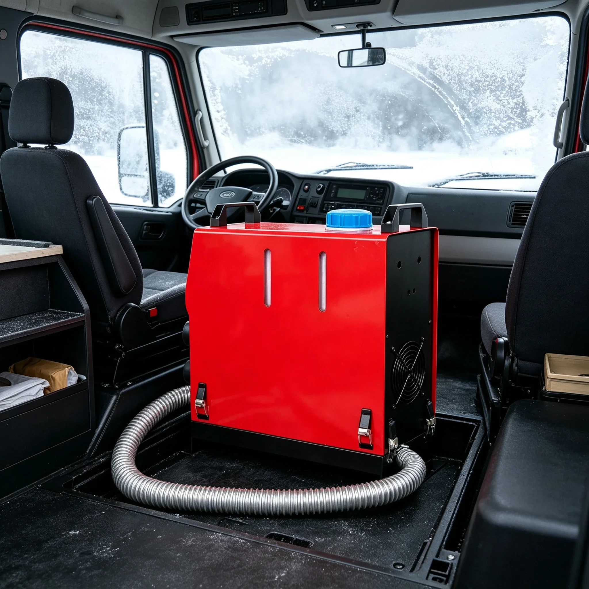12V Integrated Diesel Parking Heater Portable Fuel Heating Equipment Suitable For Vehicle And Indoor Heating Use