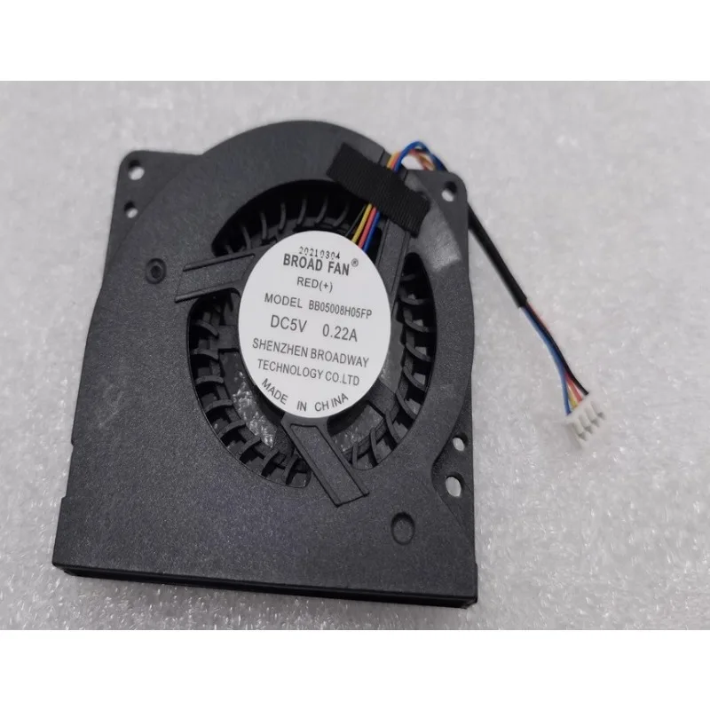New CPU Cooler Fan for BROAD FAN BF05008H05FP BB05008H05FP DC5V 0.22A Fan
