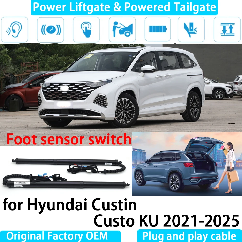 

for Hyundai Custin Custo KU 2021-2025 Automatic Electric Power Liftgate Powered Tailgate Strut Tail Gate Lift System